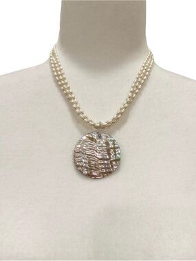 Authentic Abalone and Pearl Necklace